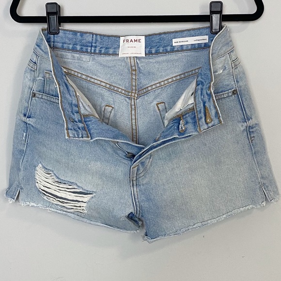 Frame Rigid Re-release Le Original Shorts Stockley Wash - Picture 7 of 13